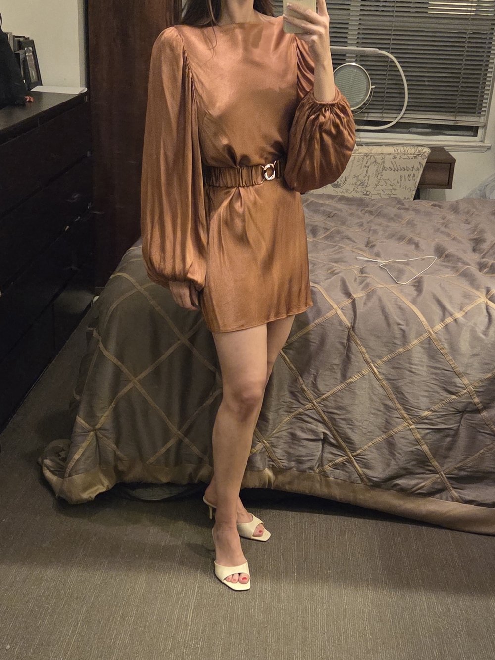 Shona Joy Belted Mini Dress - Picture 2 of 10